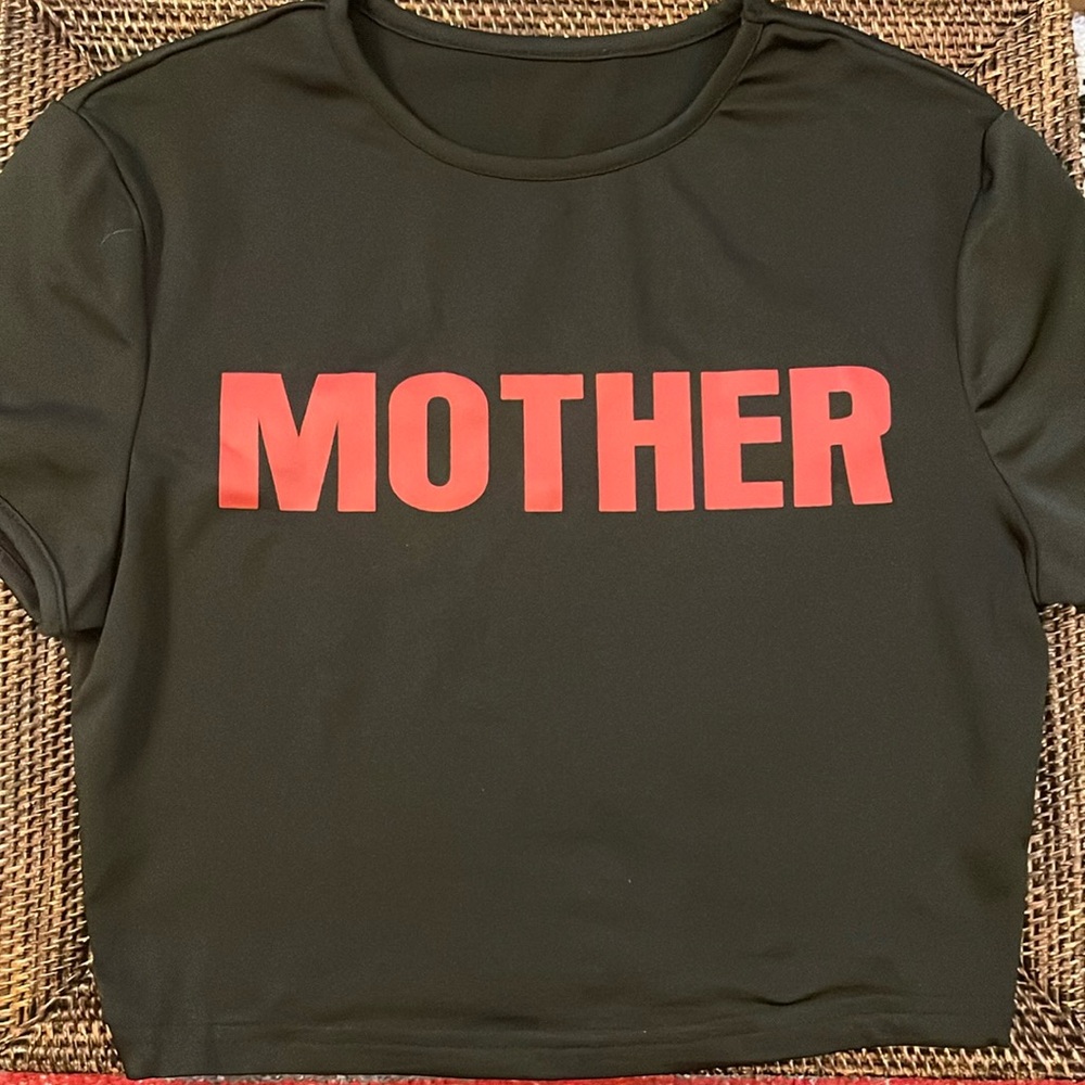 Mother Star F crop top XS S stretch